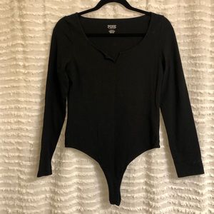 VS PINK Black Bodysuit